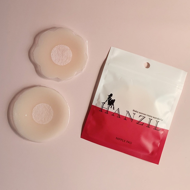 Miếng Dán Ngực Silicone Màu Trơn Chống Trầy Xước Cho Nữ