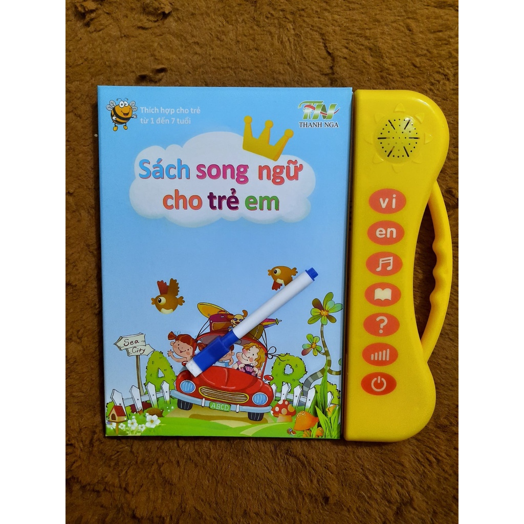 Sách Nói Điện Tử Song Ngữ Anh-Việt Giúp Trẻ Học Tốt Tiếng Anh Dành Cho Trẻ Từ 1-7 Tuổi - Phiên Bản Mới Nhất