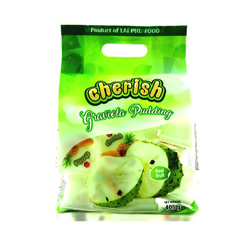 Thạch Pudding Lai Phú Vị Thơm/Xoài/Mãng Cầu Gói 405G - Thạch Cherish Trái Cây Việt Nam