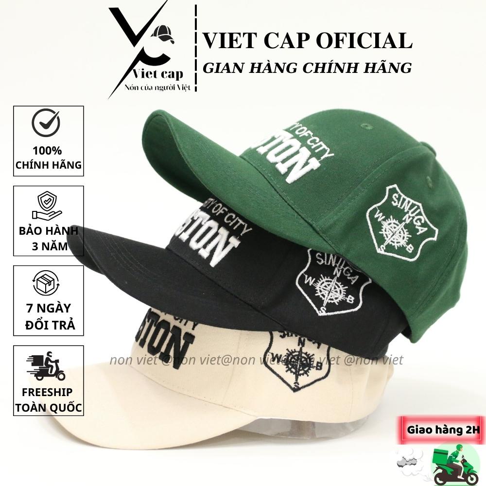 Mũ Lưỡi Trai_Nón Kết Nam Nữ Mã KL52 Thời Trang VIỆT CAP_OFICIAL Thêu Chữ B.O.S.T.O.N Thời Trang Hót Trend 2022