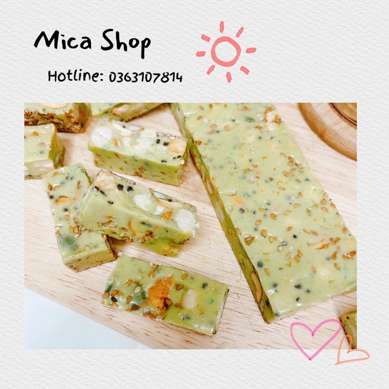 KẸO DINH DƯỠNG SIÊU HẠT VỊ BẠC HÀ | Kẹo Nougat Từ 100% Bột Dinh Dưỡng Cao Cấp