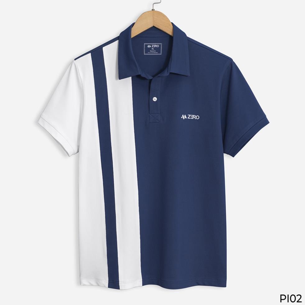 Áo Thun Nam Polo Có Cổ Tay Ngắn Cao Cấp ZERO 5 Màu Hàn Quốc