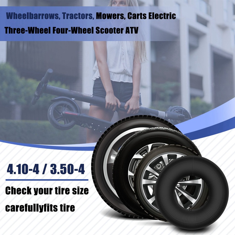 Lốp Xe 4.10 / 3.50-4 Cho Máy Cắt Cỏ Điện ATV