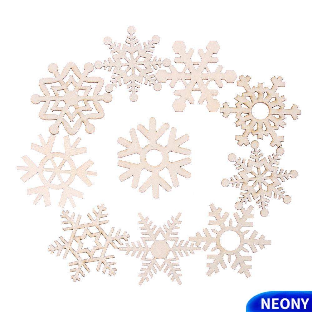 Set 10 Mặt Gỗ Hình Bông Tuyết Trang Trí Giáng Sinh DIY - E3 Audio ...