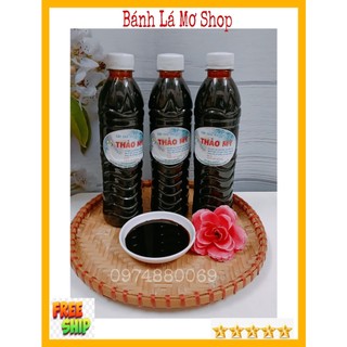 (ĐẶC SẢN BẾN TRE) 500ML NƯỚC MÀU DỪA NGUYÊN CHẤT - BÁNH LÁ MƠ SHOP