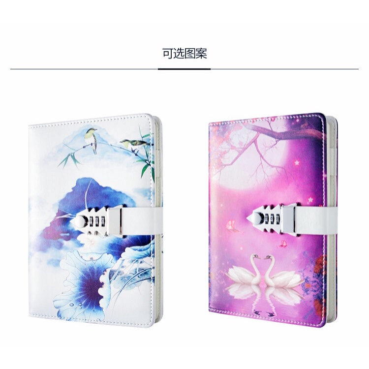 SỔ TAY, NHẬT KÝ HÌNH TRANH VẼ CÓ KHÓA MẬT KHẨU 1874