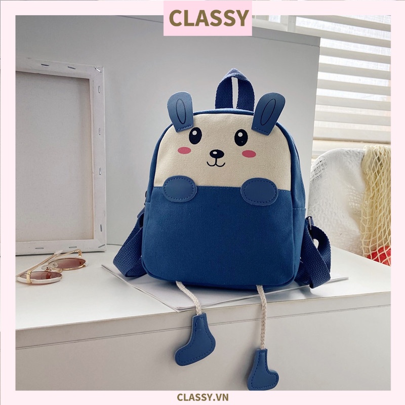Ba lô đi học Classy vải canvas hình thú có 2 tai và 2 chân đáng yêu T598