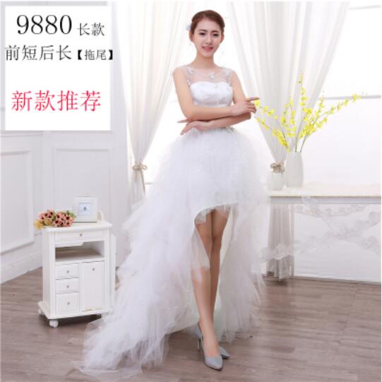 ⭐Hàng Có Sẵn Bán Chạy⭐One Đầm Cưới Trễ Vai Dáng Ngắn Thời Trang Xuân Hè 2021 Cho Cô Dâu