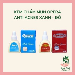 Kem Chấm Mụn Opera Anti Acnes Xanh Đỏ Hỗ Trợ Giảm Mụn Mờ Thâm Hiệu Quả Lành Tính