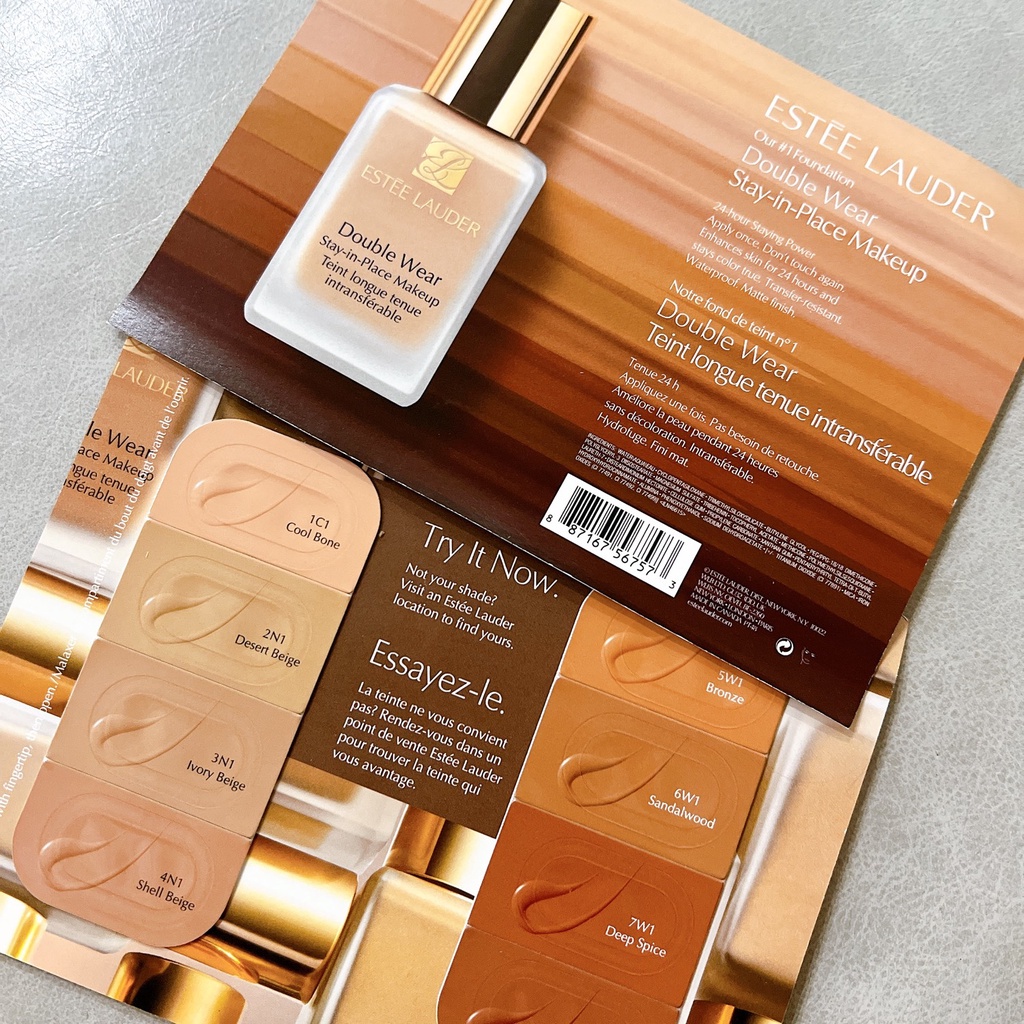 Mẫu thử Kem Nền Estee Lauder Double Wear 8 ô