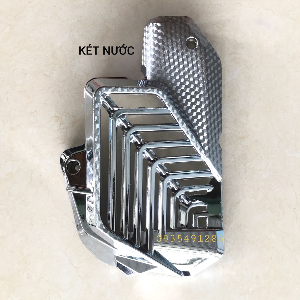 Ốp Két Nước, Quạt Gió SH 2024,SH Mode 21-23, Airblade 2022-2023 Bản 125/160 Carbon, Xi Mạ Crom, AB Air Blade Cacbon