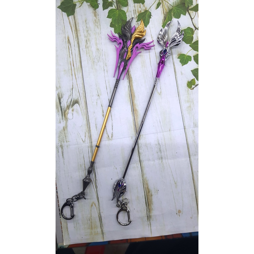 [ Tặng đế ][ 22cm ] Mô hình hợp kim Pháp Trượng của Bỉ Bỉ Đông - ĐLĐL - Baystore