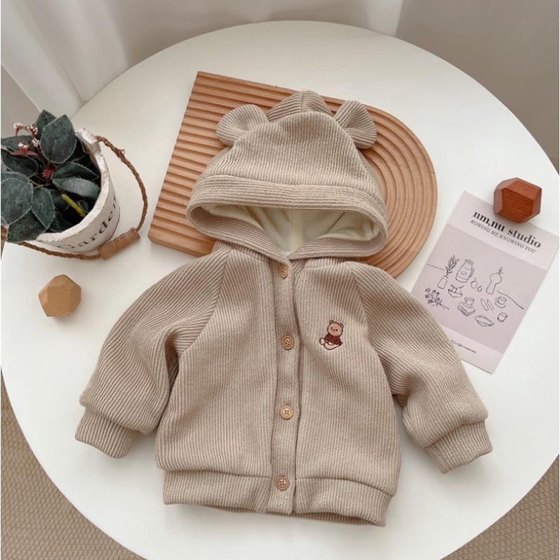 Áo khoác trẻ em có lót lông size 90cm