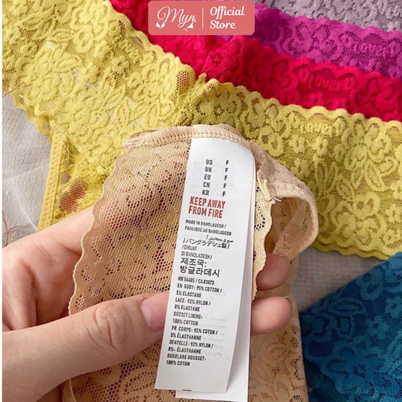 Sỉ 5 Quần lót ren lọt khe 6214  MYN_UNDERWEAR