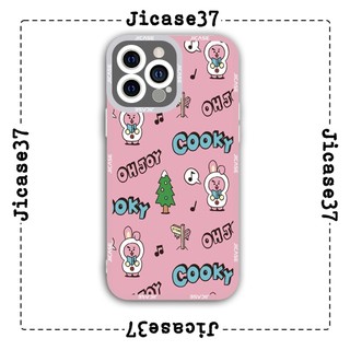 Ốp lưng iphone và samsung xiaomi oppo cạnh vuông Jicase Chú thỏ Cooky