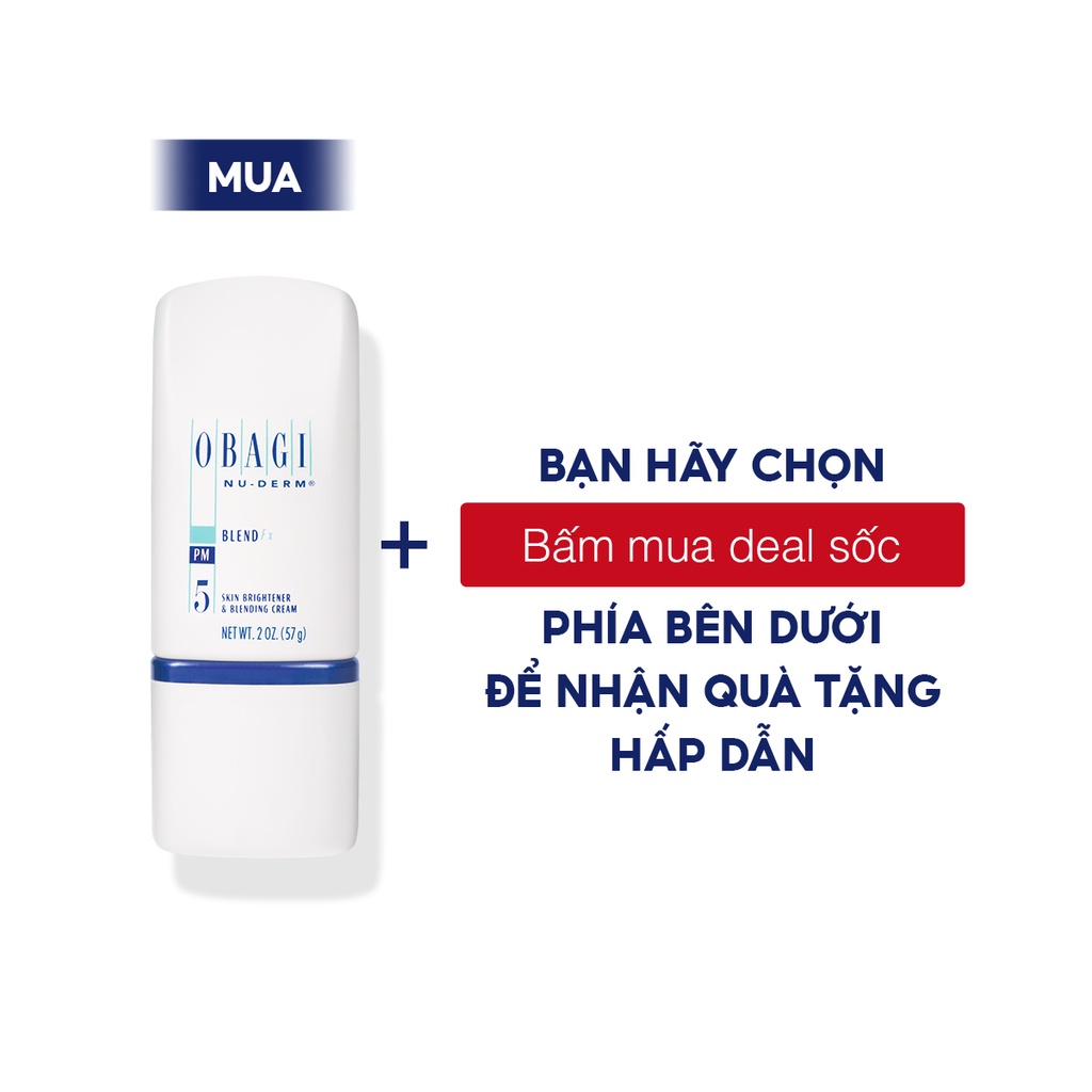 [Mã COSLUX08 giảm 120K đơn 1500K] Kem dưỡng làm trắng da Obagi NuDerm Blend Fx 57g