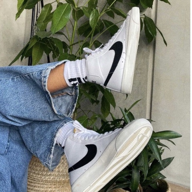 Giày Nike Blazer Mid '77 White Black