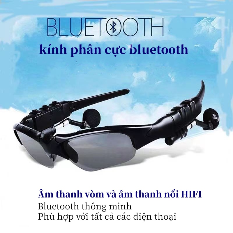 Kính Mát Tích Hợp Tai Nghe thông minh Bluetooth5.2,Kính râm Chống UV tích hợp kết nối hỗ trợ gọi rảnh tay Và Nghe Nhạc