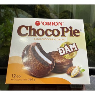 Bánh Choco Pie Đậm (Hộp 12 cái) Orion Vị Cacao