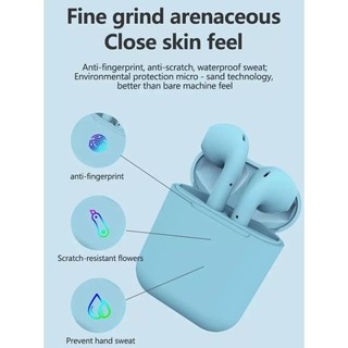 Tai nghe bluetooth không dây Inpods i12 nút cảm ứng âm thanh HIFI có mic đàm thoại