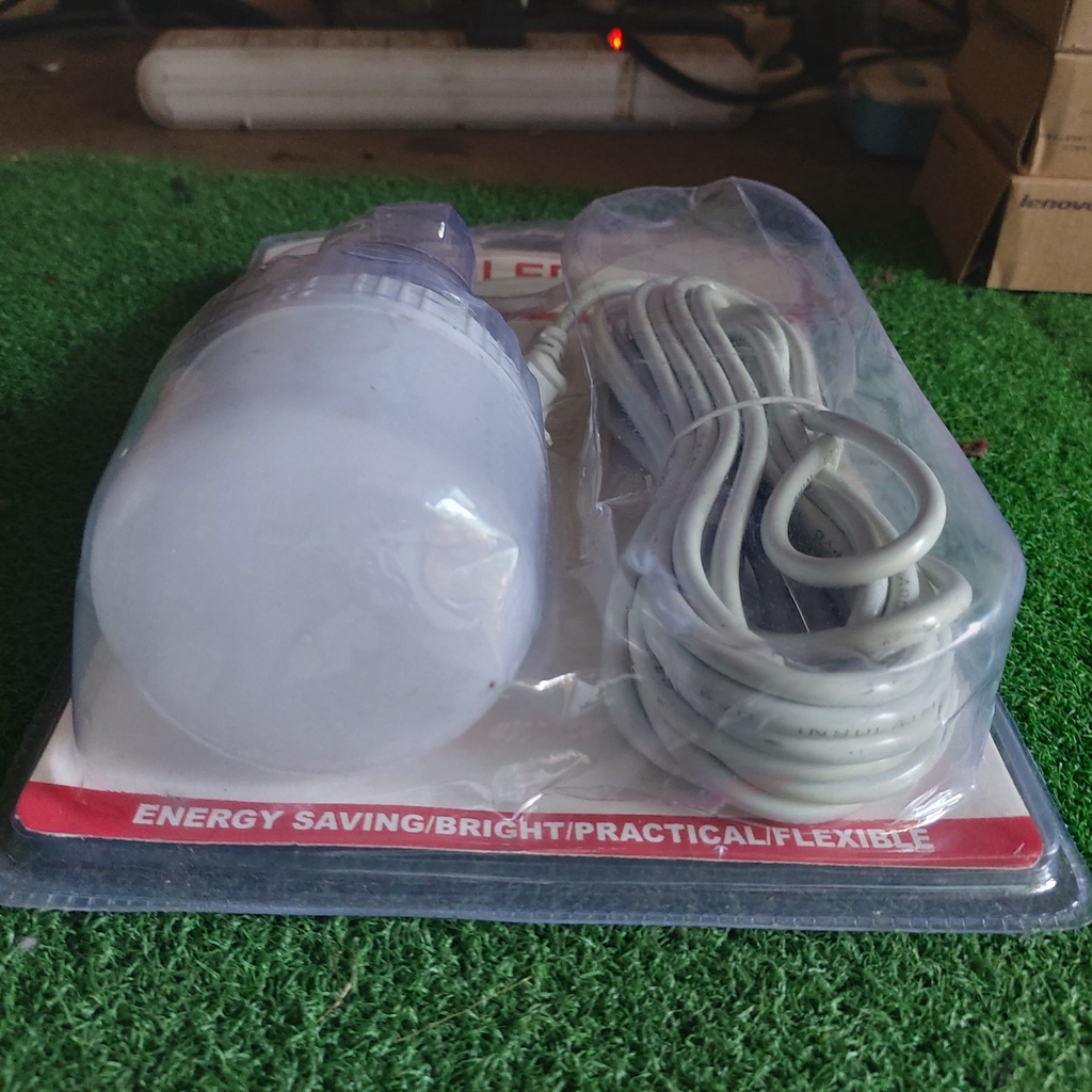 Bộ bóng đèn LED công suất 20W kèm dây dài 6M có sẵn công tắc và đầu cắm điện 220V