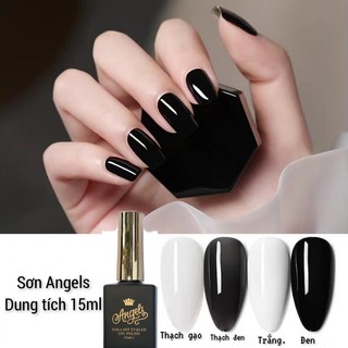 sơn gel màu đen ,bộ 4 màu đen tuyền,trắng tinh,trắng gạo,trắng sữ
