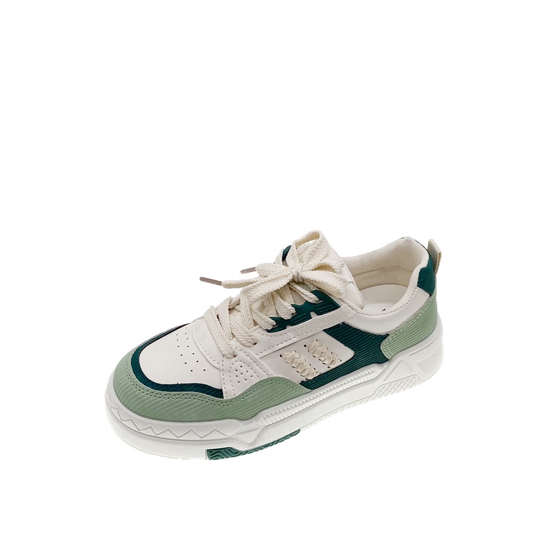 Ielgy Giày Thể Thao Mũi Tròn Nhỏ Tươi Mới Phong Cách Hàn Quốc Cho Nữ