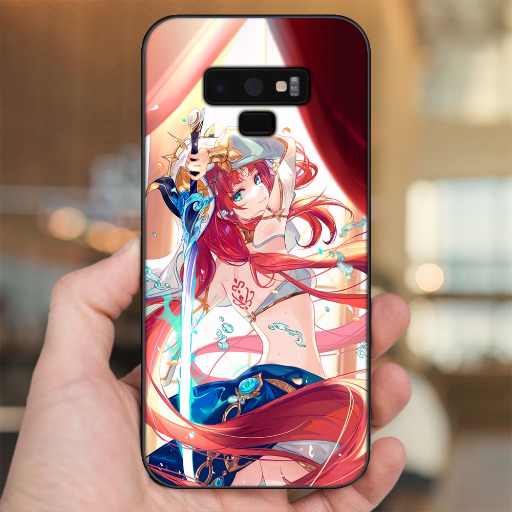 Ốp lưng Samsung Note 9 viền đen in hình Nilou Genshin Impact