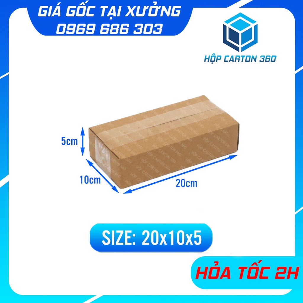 20x10x5 Hộp carton đóng hàng