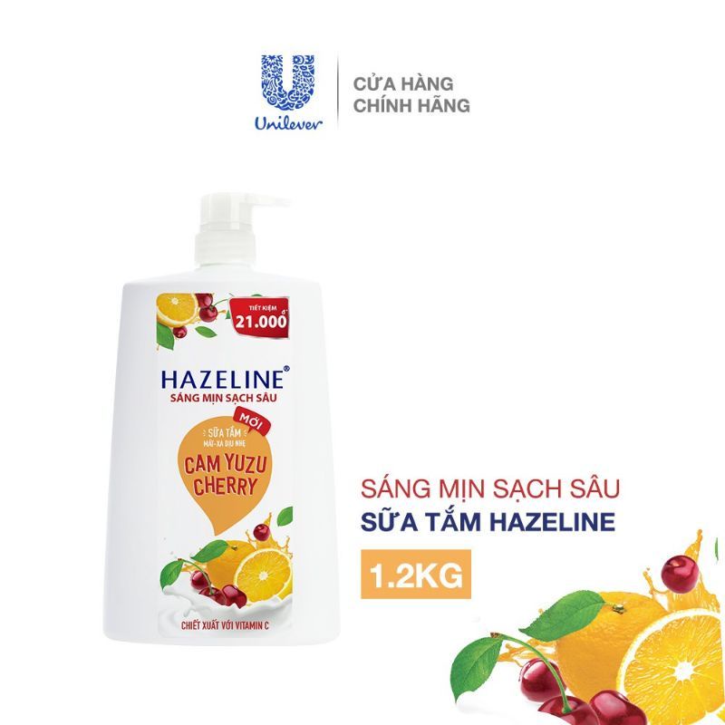 Sữa tắm Hazeline 1.2kg
