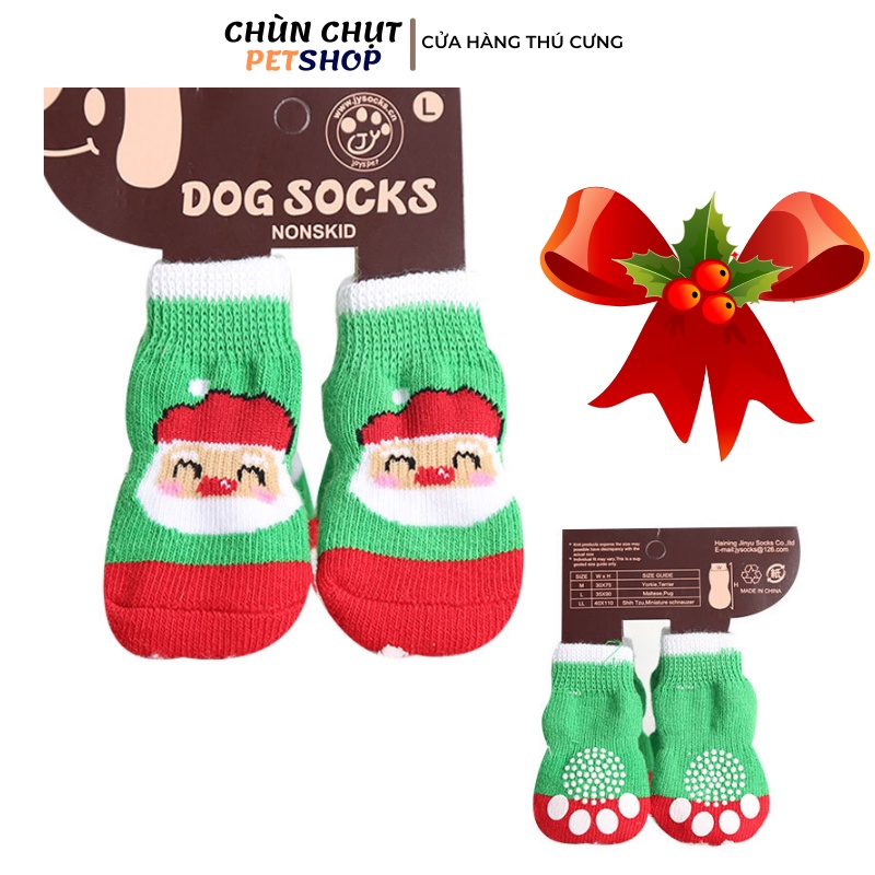 Tất Chân Cho Thú Cưng, Vớ Chó Mèo Giữ Ấm Siêu Đáng Yêu - ChunChut PetShop