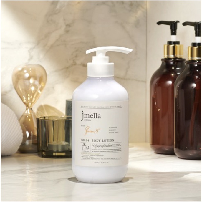 Sữa dưỡng thể / Sữa tắm hương nước hoa cao cấp QUEEN 5 Jmella 500ml Hàn Quốc combo | Jmella in france QUEEN 5 No4 (Body Lotion) 500ML / 1000ML