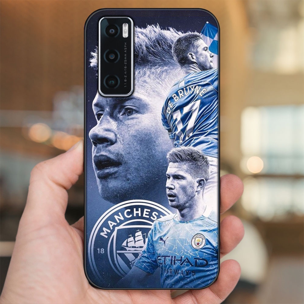 Ốp lưng Vivo V20 SE viền đen in hình Kevin De Bruyne Manchester City MC