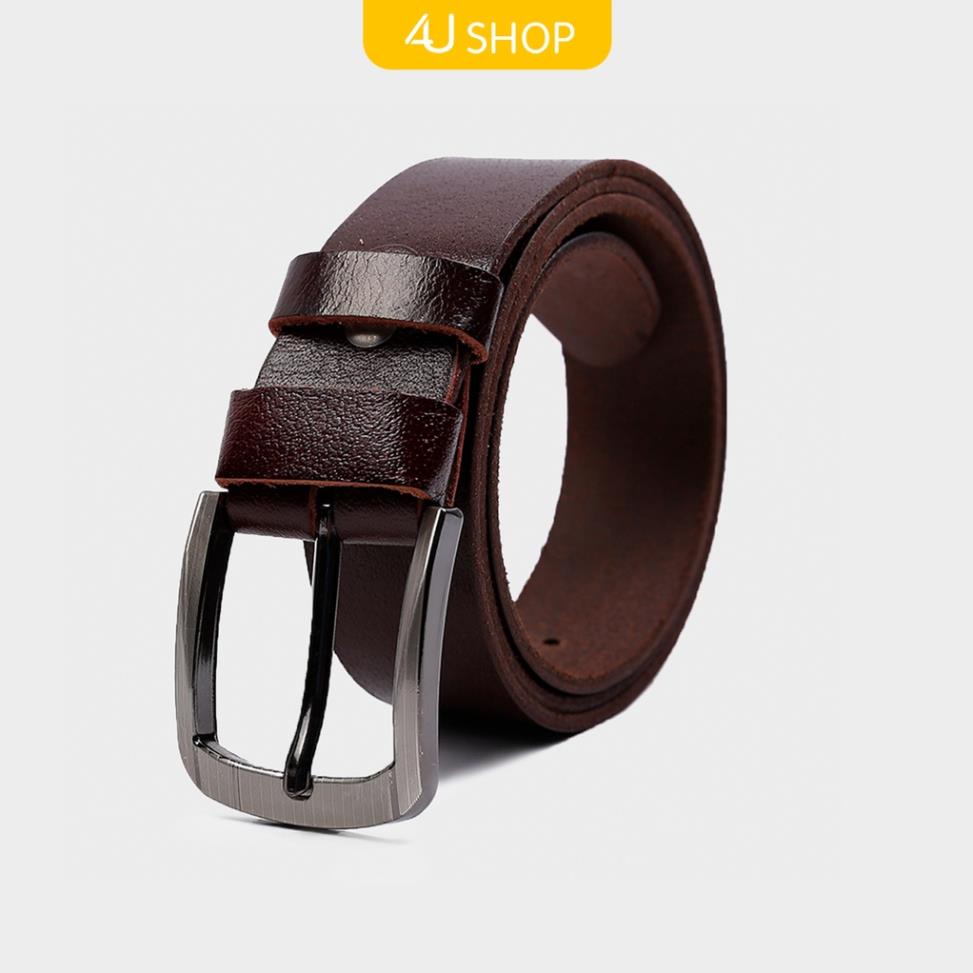 Thắt Lưng Nam Da Bò 4U Đẹp Sang Trọng T196D28 ®️