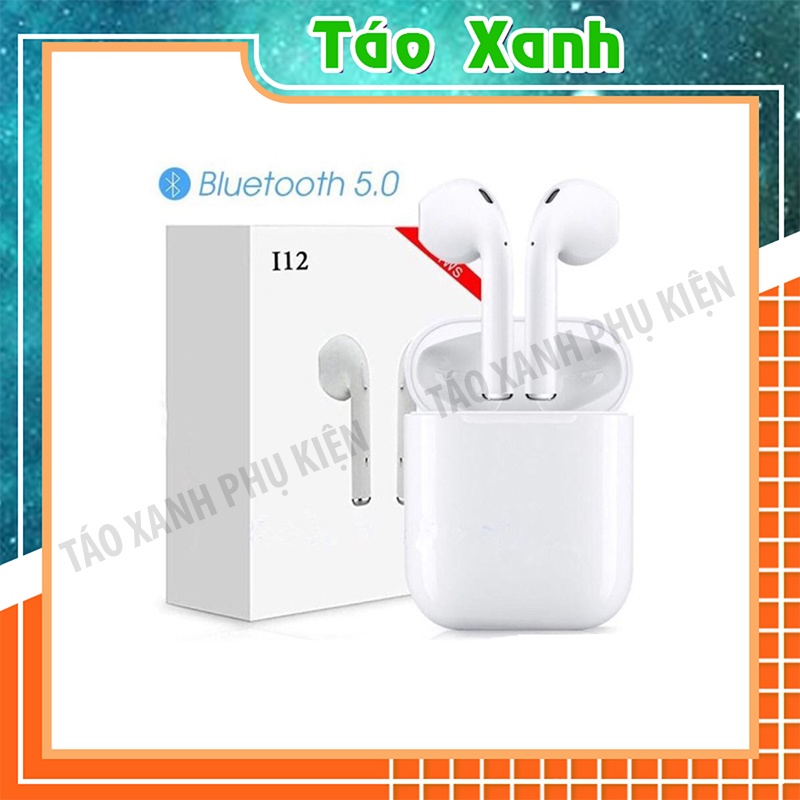 Tai Nghe i12 Bluetooth TWS - Cảm Biến Vân Tay