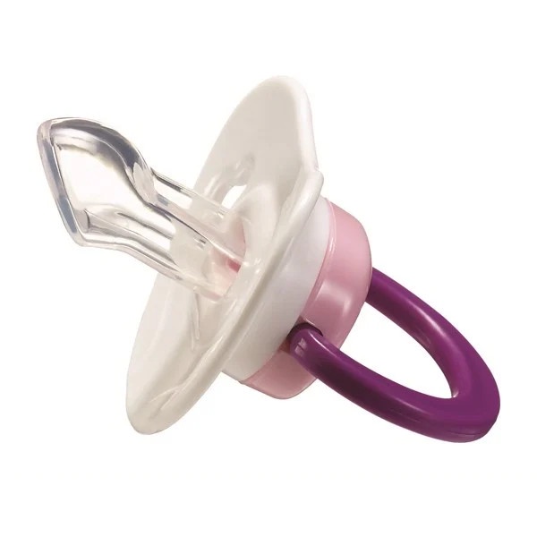 Ty giả bằng silicone KUKU KU5512 cho bé (0 - 6M) - Hồng