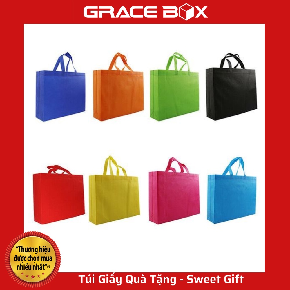 "Giá Xưởng" Túi Vải Không Dệt Cao Cấp Grace Box - Kích thước 30 x 8 x 20 cm - Form Ngang - Nhiều Lựa Chọn Màu Sắc