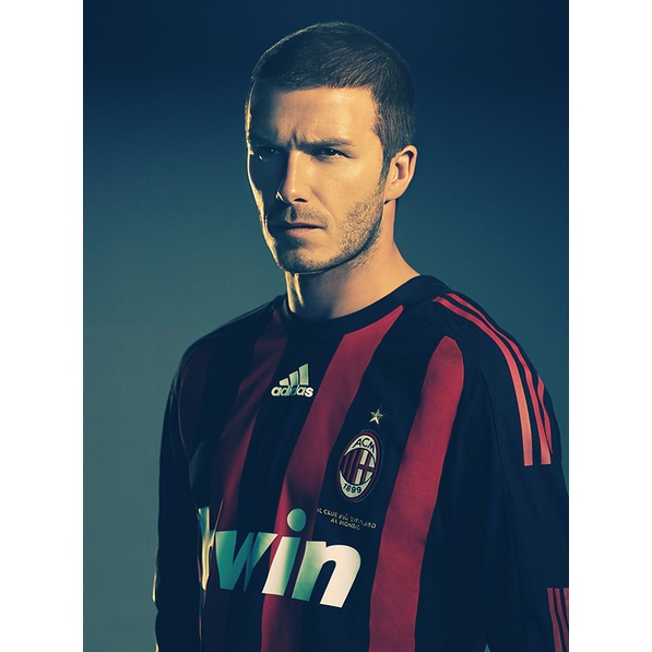 Poster David Beckham phong cách retro