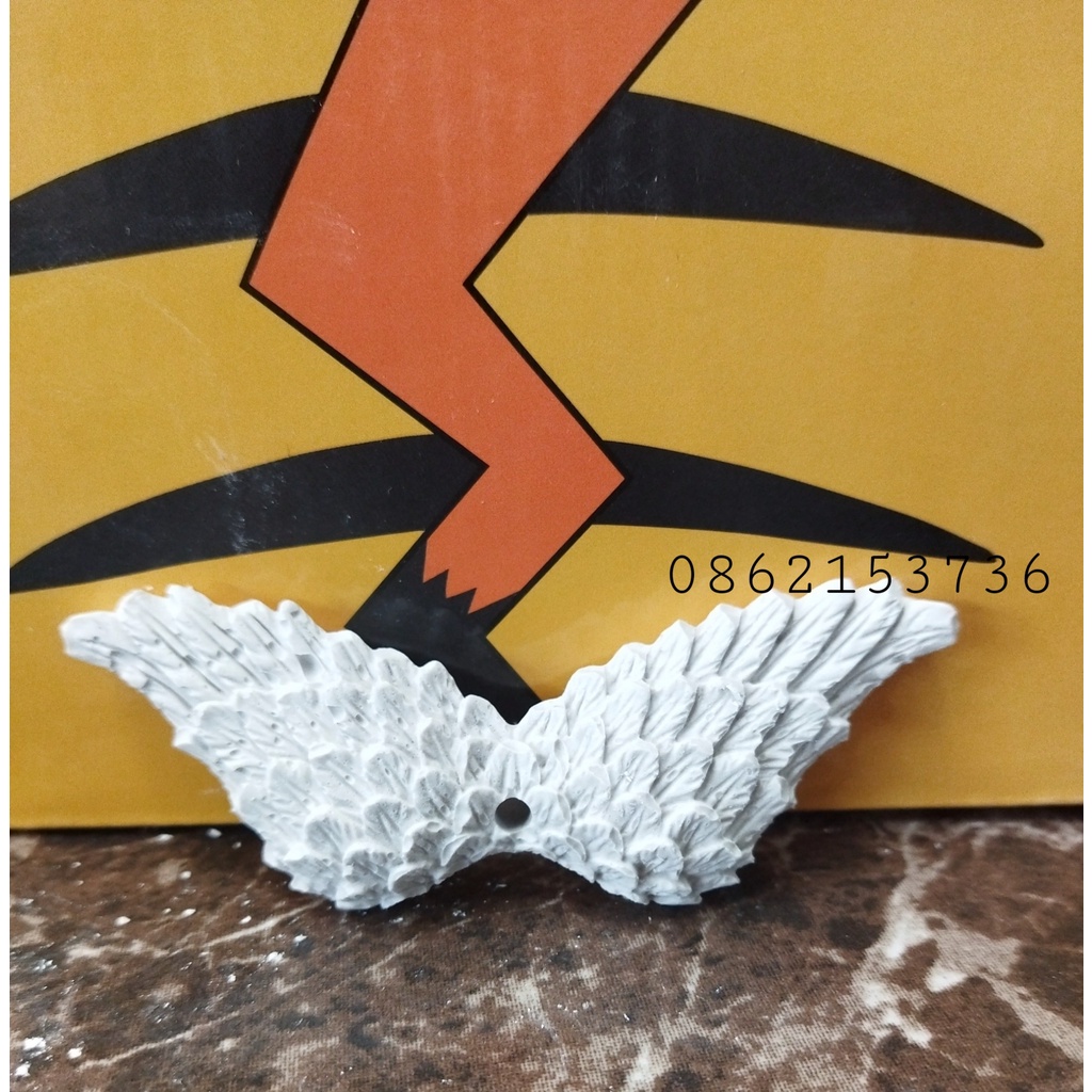Cánh thiên thần - Cánh tô màu thạch cao - Chiều dài ngang từ 5,5cm đến 9,5cm ( không kèm màu )