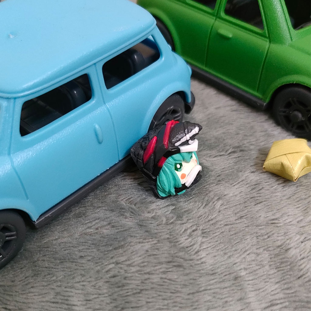 Nút bàn phím cơ artisan keycap Dark Magic màu xanh mint