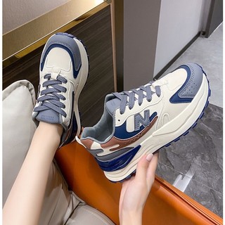 Giày sneaker thể thao Chữ N đế xanh ngọc