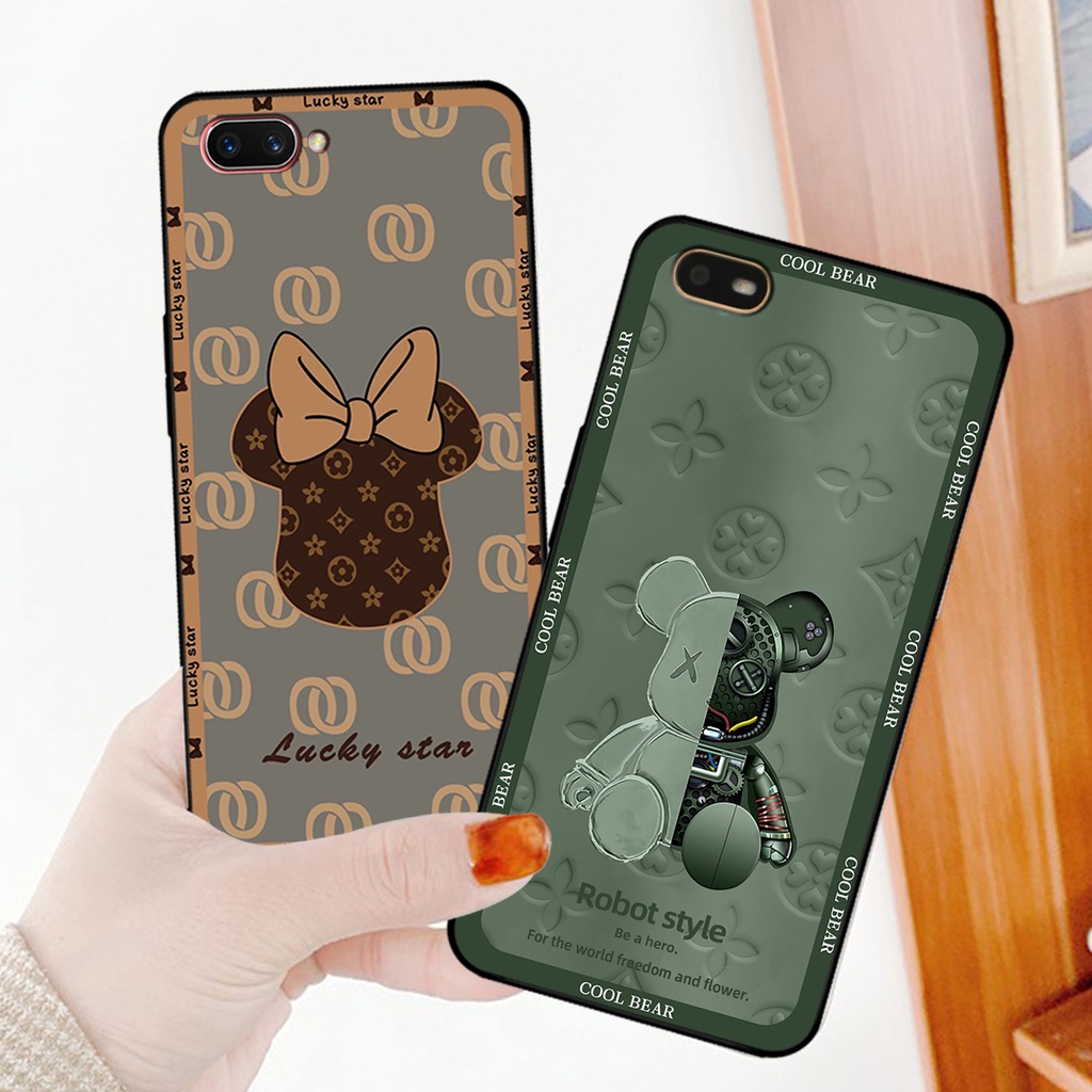 Ốp lưng Realme C1 - Realme C2 in hình bearbrick, kwas. ốp in hình bền đẹp