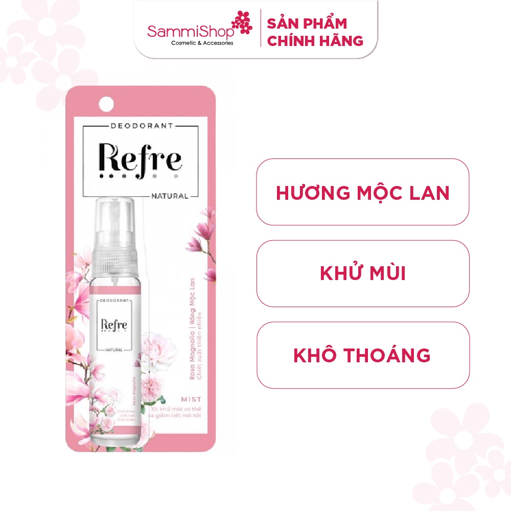 Xịt khử mùi Refre 30ml