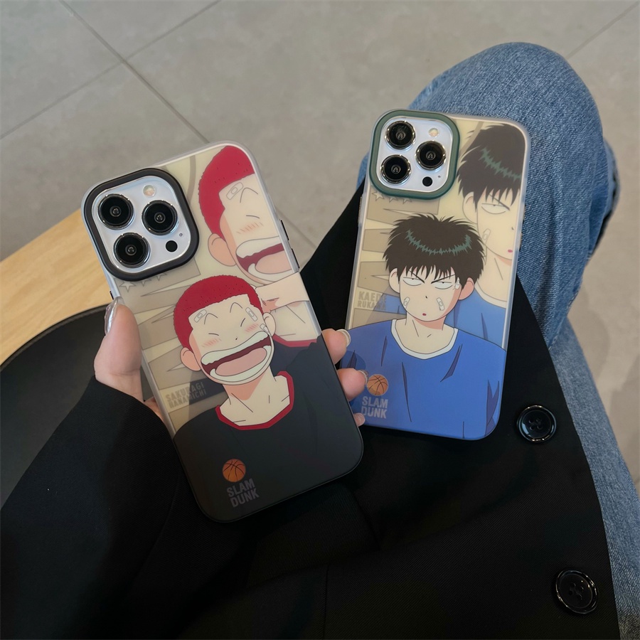 Ốp Điện Thoại Cứng In Hoạt Hình Slamdunk Cho iPhone 14 Pro Max 14 Plus iPhone 13 Pro Max iPhone 12 Pro Max iPhone 11