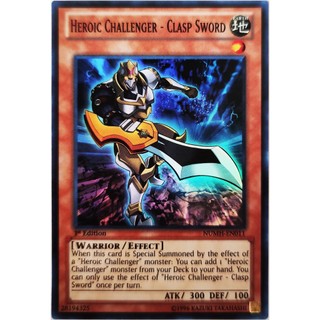 [Thẻ Yugioh] Heroic Challenger - Clasp Sword |EN| Super Rare