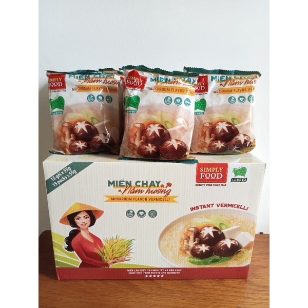 Miến Chay Nấm Hương BT