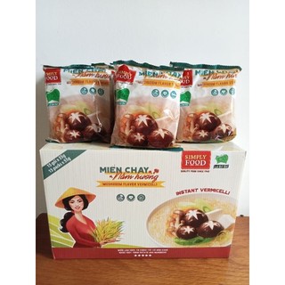 Miến chay nấm hương bt