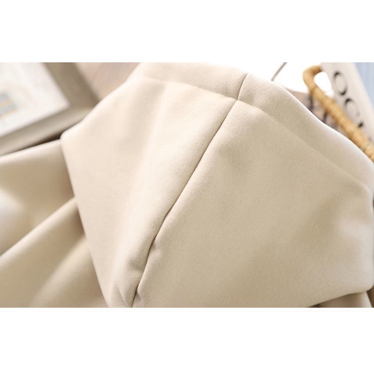 Áo Hoodie Vải Lông Cừu Dáng Rộng In Họa Tiết Đa Năng Thời Trang Thu Đông Cho Nam