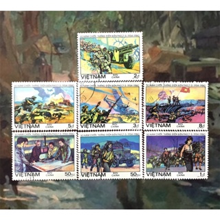 [27] Tem sưu tập Tem CTO Việt Nam Kỷ niệm 30 năm Chiến thắng Điện Biên Phủ 1984 ( 7 tem )