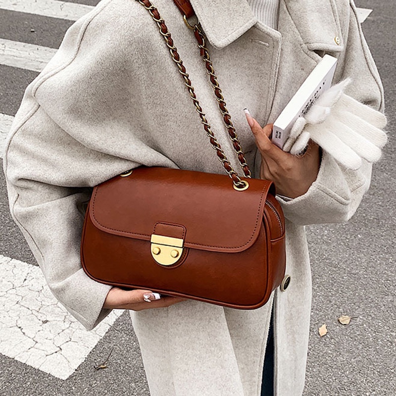 Ielgy Túi Đeo Vai Dây Xích Kết Cấu Chất Lượng Cao Phổ Biến Cho Nữ